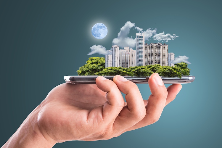 smart city smartphone stadt digitalisierung shutterstock_219573052 Kopie