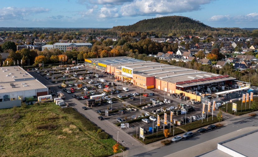 Luftaufnahme vom Hahn Objekt in Herzogenrath