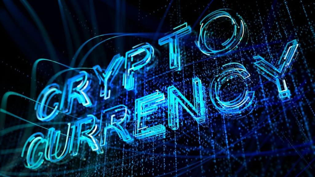 Neonzeichen Crypto Currency