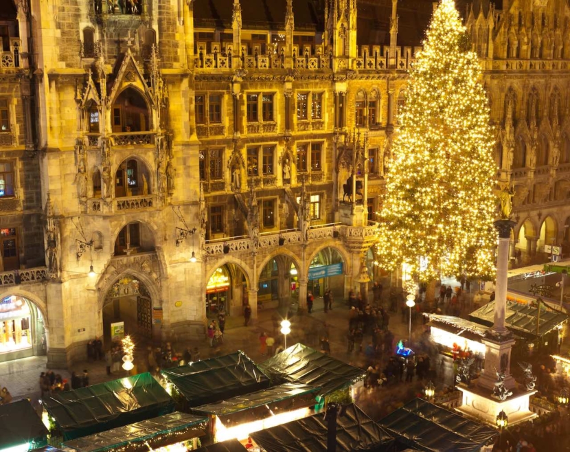 Weihnachtsmarkt München vor dem Rathaus