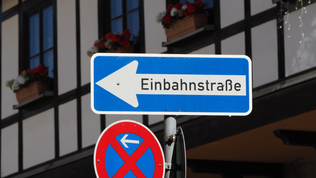 Einbahnstraße