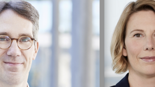 Jan Esser, Allianz PKV Vorstandsvorsitzender und Frauke Fiegl, Vorstandsvorsitzende der DKV