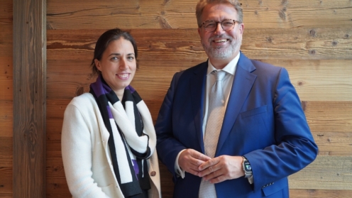 Dr. Annika Obermayer und Martin Gräfer