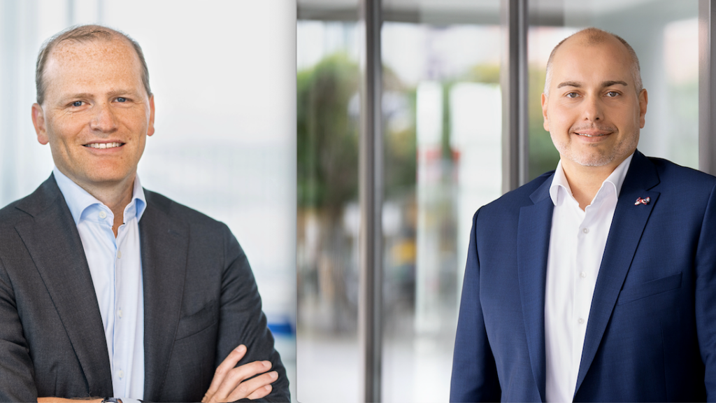 Markus Heyen (li.) Geschäftsführer DACH bei Accenture und Richard Hösl, Leiter Accenture Security DACH