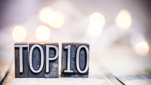 Top 10 Konzept Vintage-Buchdruck-Typ Thema