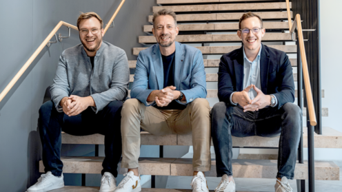 René Fuchs, Macus Renziehausen, Matthias Schmidt, Vorstände der Kompass Group