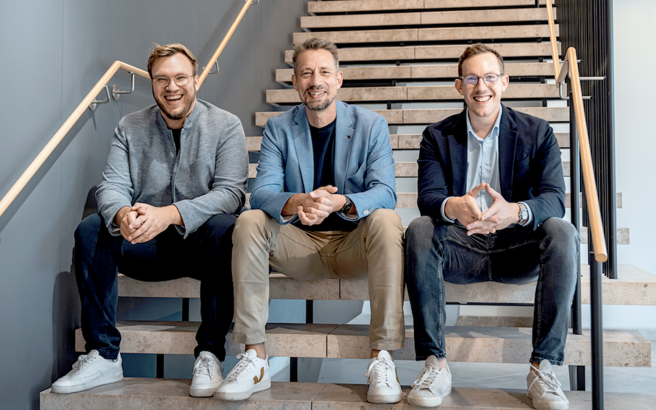 René Fuchs, Macus Renziehausen, Matthias Schmidt, Vorstände der Kompass Group