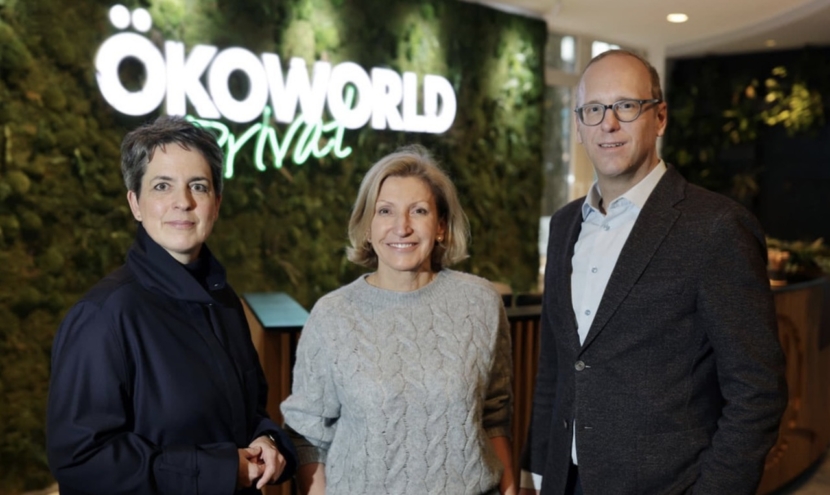 Führungstrio bei Ökoworld