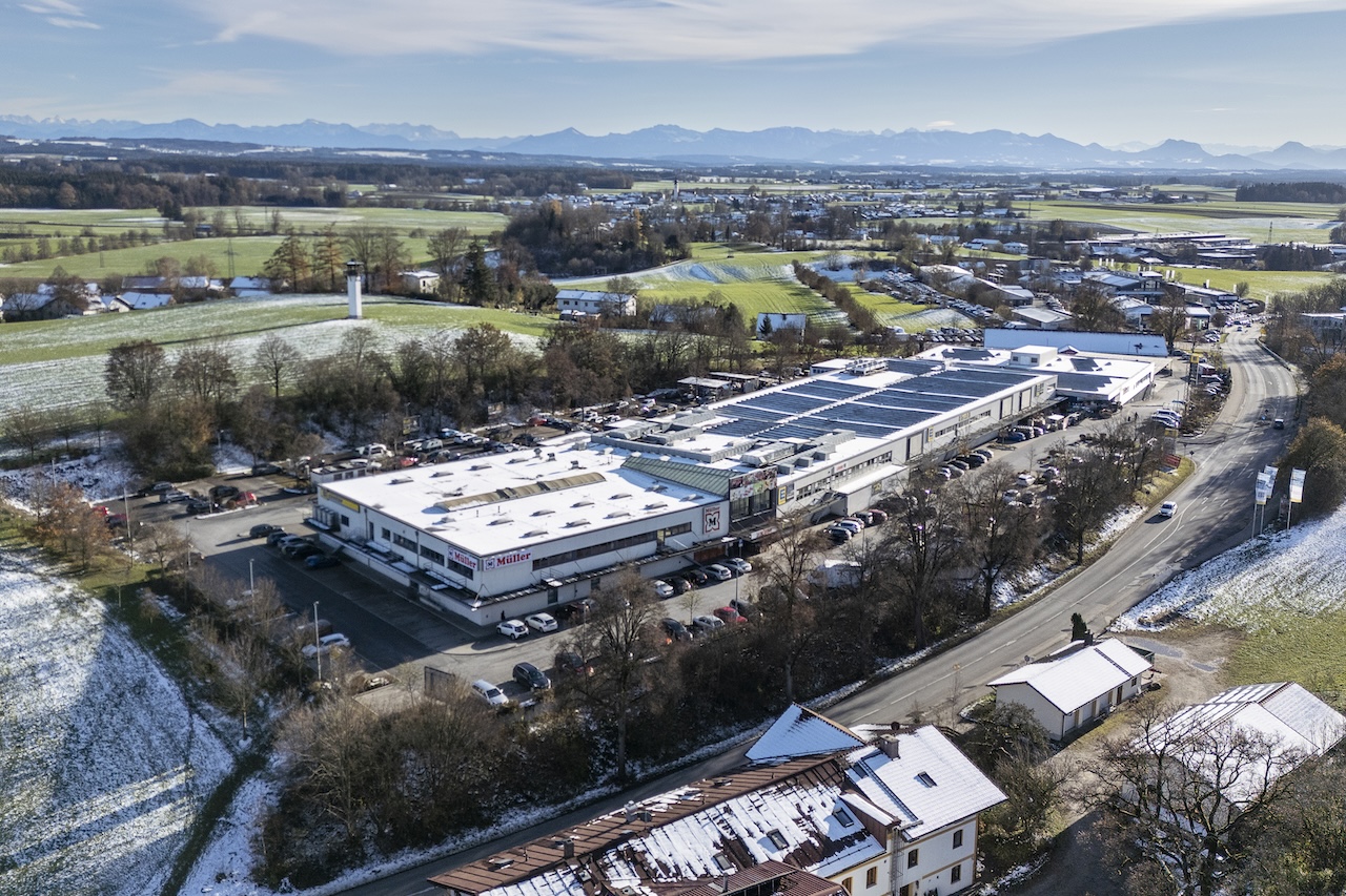 Luftbild Edeka-Center Wasserburg